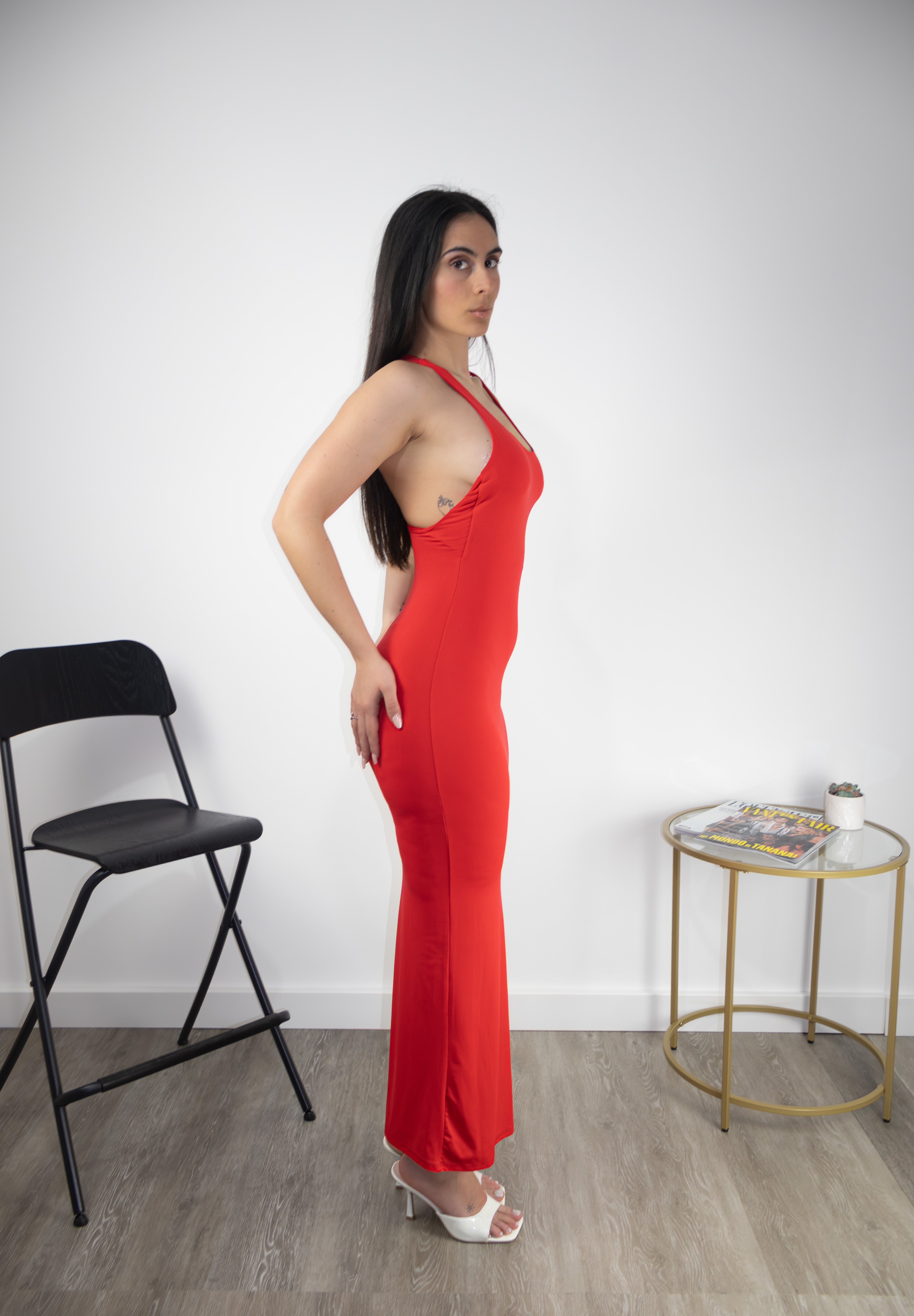 Longdress Calliope rosso