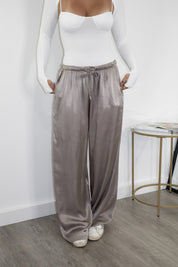 Pantalon en satin