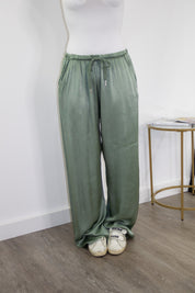 Pantalon en satin