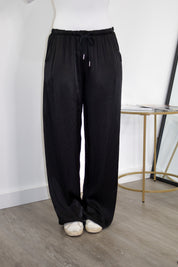 Pantalon en satin