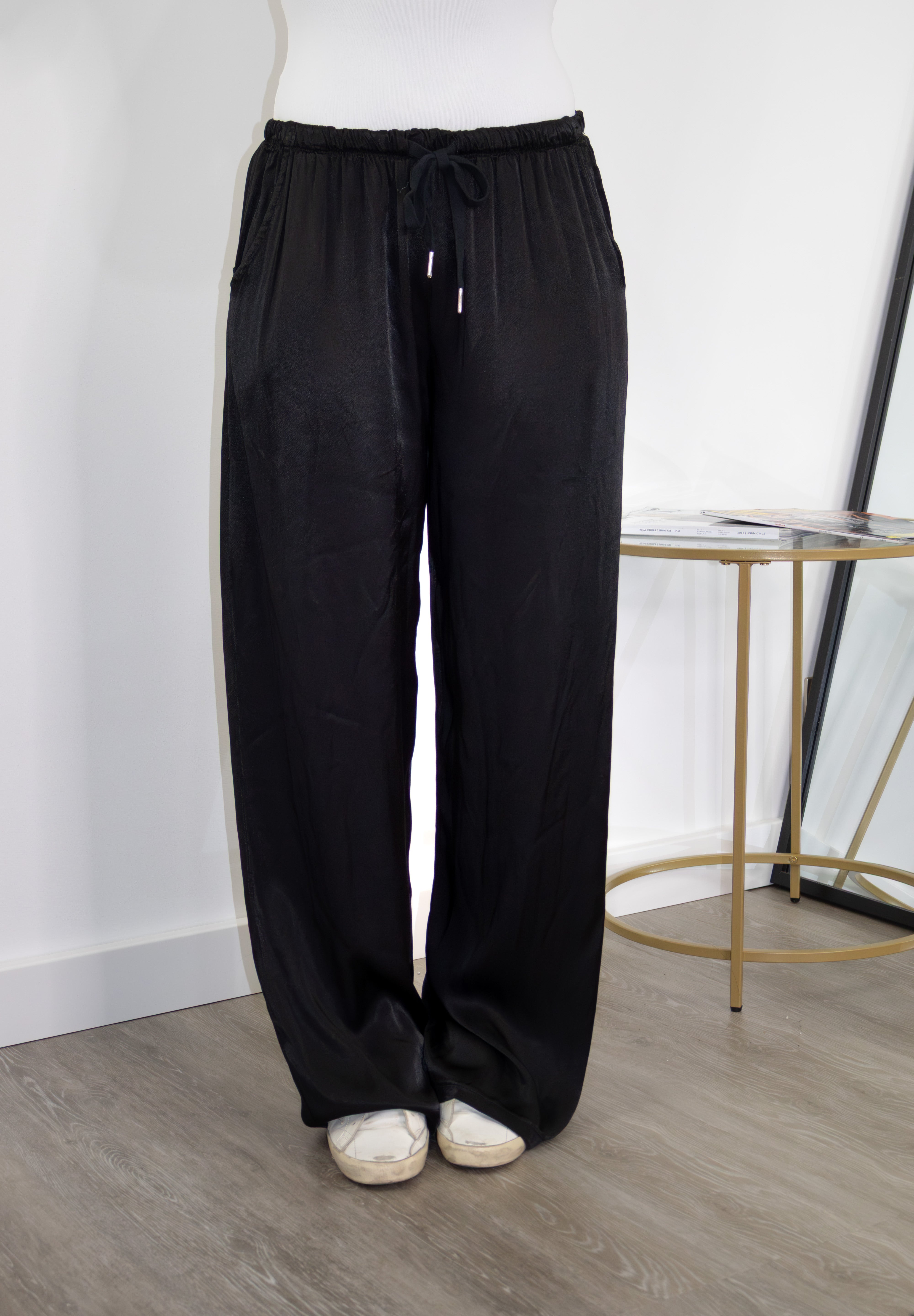 Pantalon en satin